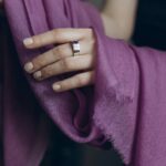 Палантин сиреневого цвета купить